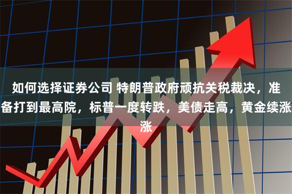 如何选择证券公司 特朗普政府顽抗关税裁决，准备打到最高院，标普一度转跌，美债走高，黄金续涨